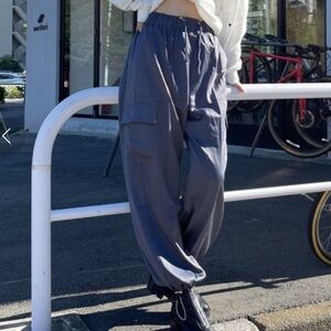Japan Brand ONEWAY Satin Gray cargo pants